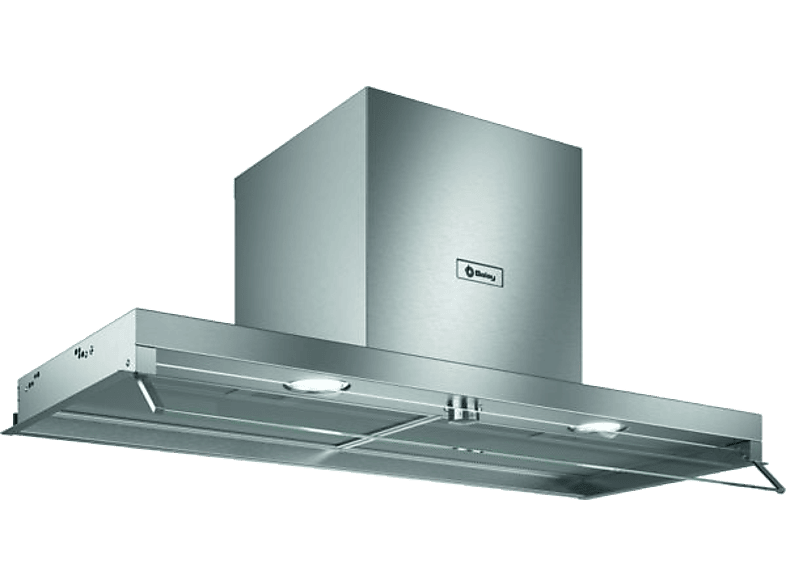 Campana de pared Balay 3BD896MX, 620 m³/h, 250 W, 70 dB, Clase A, Inox
