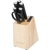 Kitchenaid Juego de Cuchillos de 6 piezas con bloque de acero inoxidable
