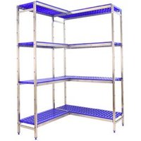 Estantería de acero inoxidable Simoninox Corner 4 piezas 2000x1360x500 mm