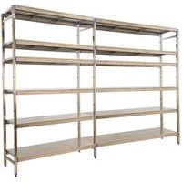 Estantería Inoxidable Simoninox 6 Estantes 2000x2490x500 mm