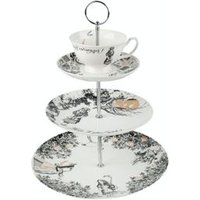 V & A Base para Tartas de 3 Niveles Tema Alicia en el País de las Maravillas