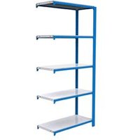 Estantería Metálica Officlick 5/300 Módulo Adicional 2100x900x300 mm