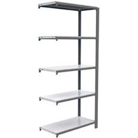 Estantería Metálica Officlick 5 módulos 300 mm (2100x900x300 mm)