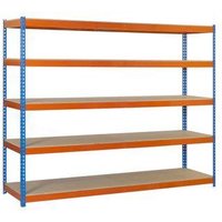 Estantería Media Carga Ecoforte 1506-5 Chipboard 2000x1500x600 mm