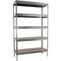 Estantería Media Carga Ecoforte 1504-5 Tablero de Virutas Galvanizado 2000x1500x450 mm