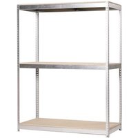 Estantería Media Carga Simonforte 2404-3 Con Aglomerado Galva/Madera 2000x2400x450 mm