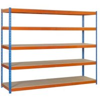 Estantería Media Carga Simonforte 1804-5 2000x1800x450 mm