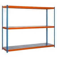Estantería Media Carga Sin Tornillos Simonforte 1809-3 con Bandejas Metálicas 2000x1800x900 mm