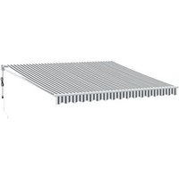 Toldo Retráctil de Aluminio y Tela 4x3 m – Vidaxl
