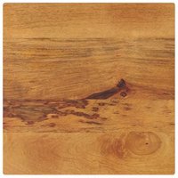 Tablero de Mesa Cuadrado de Madera Maciza Mango 60x60x2,5 cm Vidaxl