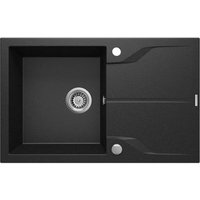 Fregadero de granito de 1 seno con escurridor deante Andante