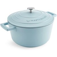 Cazuela Masterclass con tapa, 4L, 24 cm, aluminio fundido ligero, apta para horno e inducción