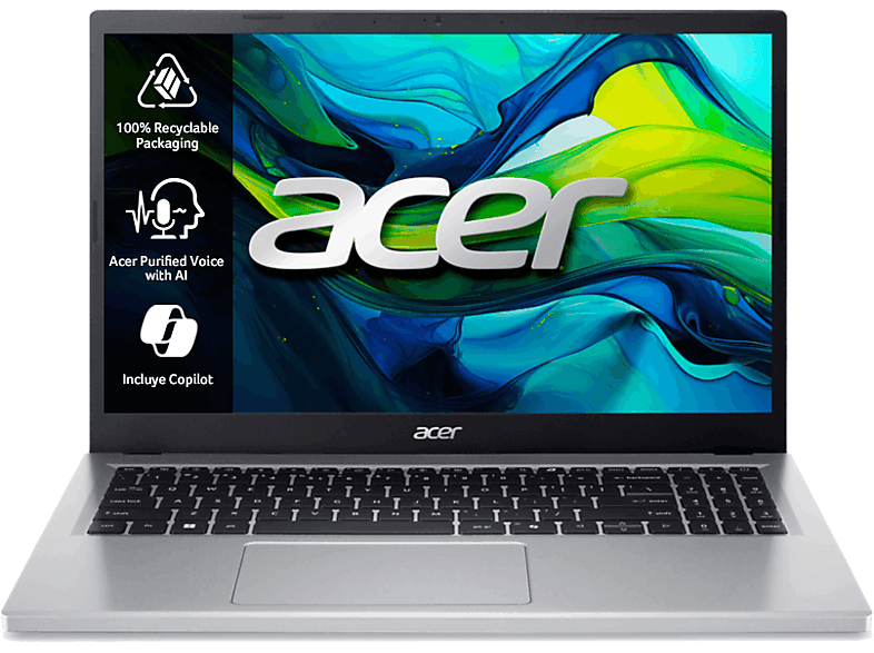 Acer Aspire Go 15 AG15-31P, 15.6" FHD, Intel Core i3 N305, 8GB RAM, 512GB SSD, Gráficos UHD