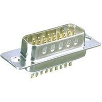 Paquete de 50 conectores macho 'd' de alta densidad, soldables, 26 contactos Electro DH 08.160/26 (MPN 8430552006045)