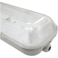 Pantalla para 2 tubos LED Electro DH 1500 mm IP65 ABS y policarbonato