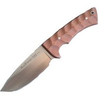 Cuchillo de Caza Muela Rhino con Funda Kydex, Micarta Coyote y Acero Sandvik 14c28n