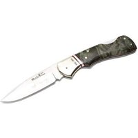 Navaja De Lujo Muela Bx 60 Aniversario Bx-8.th con Cachas De Madera De Raíz De Arce Americano, Virola De Alpaca y Hoja Mova De 8 Cm