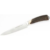 Cuchillo de Caza Muela Gaucho Gaucho-16a, 16 cm, Puño de Ciervo, Casquillo Inox