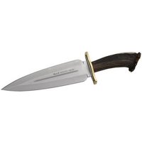 Cuchillo de Caza Muela Serreño con Puño de Asta de Ciervo, Hoja 22 cm Mova, 240 g