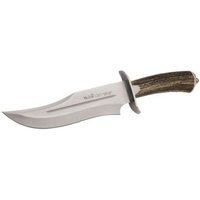 Cuchillo de caza Muela Lobo Lobo-23a, hoja de 23 cm de acero inoxidable, puño de ciervo
