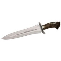 Cuchillo de Caza Muela Ursus Ursus-25s, Puño de Asta de Ciervo con Roseta y Defensa Inoxidable, 40 cm