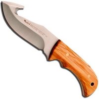 Cuchillo de Caza Muela Bisonte Bisonte-11.ol, Mango de Madera de Olivo, Hoja 10 cm, Longitud Total 21 cm