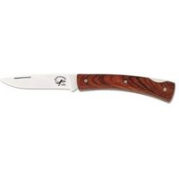 Navaja Salamandra con Mango de Cocobolo – 185 mm, Hoja 85 mm, 71 g – Funda y Pañuelo Desenfunda (140021)