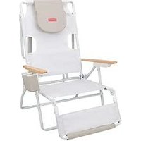 Silla de Playa Plegable y Reclinable con Agujero Acolchado