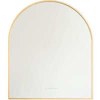 Espejo de pared arco de aluminio 60x70x3 cm