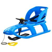 Trineo con asiento y volante Vidaxl 102,5x40x23 cm