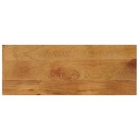 Tablero de mesa rectangular de madera maciza de mango 70x40x3,8 cm Vidaxl