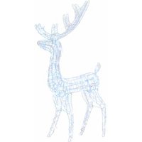 Adorno Reno De Navidad Acrílico 140 Leds 120 Cm