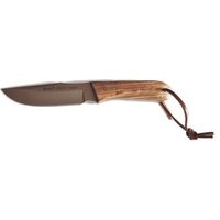 Cuchillo de Caza Muela Bisón Bison-9.ol 18 cm con Cachas de Madera de Olivo y Tarjeta Multiusos