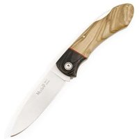 Navaja Muela Serie GT Gt-8m.ol, Hoja 8 cm, Bloqueo, Virola Micarta, Cachas de Madera, Peso 90 g