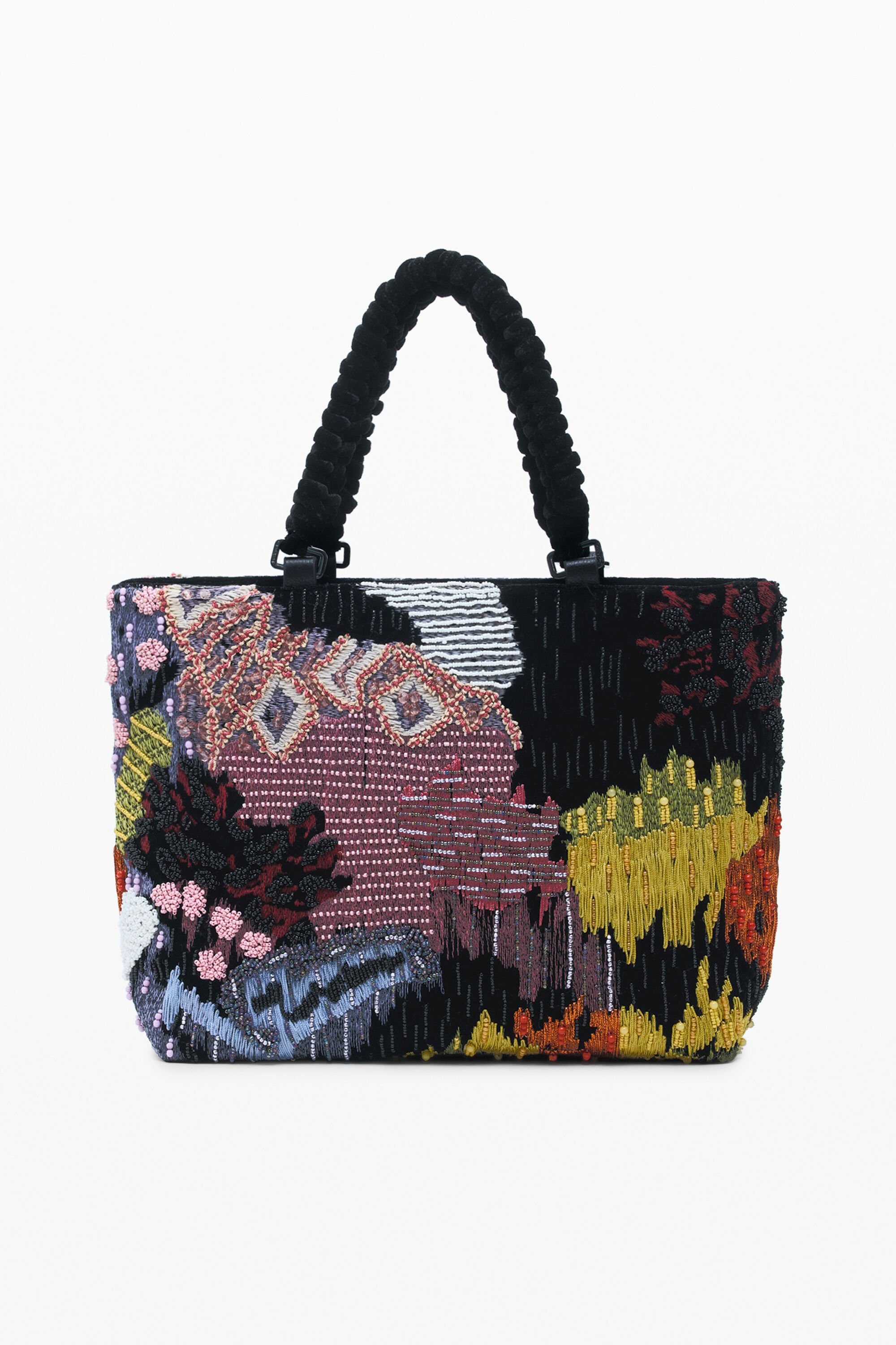 Bolso Desigual Hombro Mediano con Cuentas