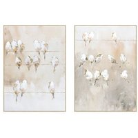 Cuadro Lienzo Pajaritos 103x143 cm