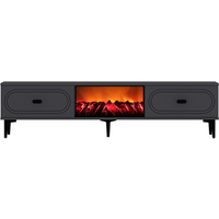 Fyra Mueble de TV con Chimenea LED 150 cm