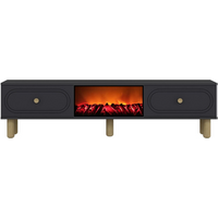 Mueble de TV con Chimenea LED 150 cm - Fyri