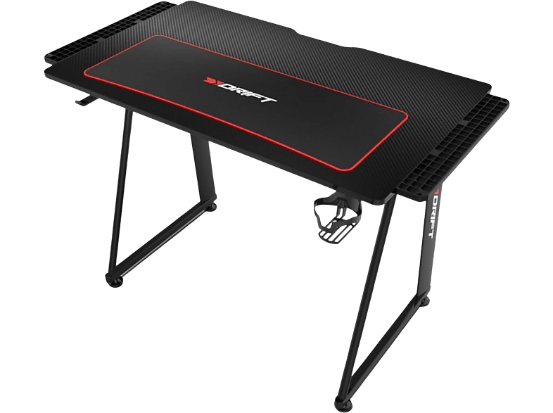 Mesa gaming Drift DRDZ75 113x60cm Acabado fibra de carbono