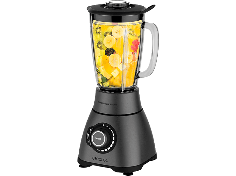 Batidora de vaso Cecotec Power Black Titanium 1800 Smart 2.1L 1800W