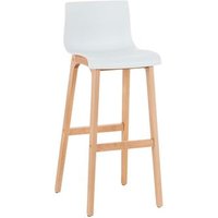 CLP Taburete Hover con Asiento en Polipropileno y Madera, 46x41x101 cm