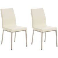 Set de 2 sillas de comedor Colmar Simil Cuero