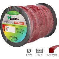 Hilo Nylon Desbrozadoras Cuadrado Professional Ø 5,0 mm Rollo 100 m