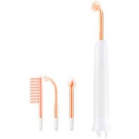 Varita de electroterapia de alta frecuencia mejorada portátil, juego de 4 piezas con luz