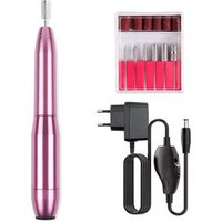 Pulidora de Uñas Dam 12W, 20,000 rpm, Velocidad Regulable, Incluye 6 Cabezales y 6 Limas