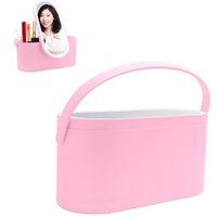 Espejo con luces LED Dam Especial para maquillaje con caja organizadora portátil