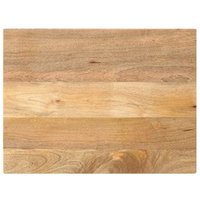 Tablero de Mesa Rectangular de Madera Maciza de Mango 80x70x3,8 cm – Vidaxl