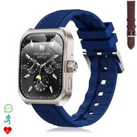 Smartwatch Dam Z88 Pro Doble Pulsera, Funciones Outdoor, Llamadas Bluetooth, Notificaciones Push, Deportivas + Salud