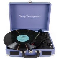 Prixton VC400 Tocadiscos y Convertidor de Vinilos 78 rpm con conectividad inalámbrica y puerto USB, 2 altavoces 3W, digitalizador