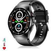 Smartwatch Dam TK25 con ECG y monitoreo de glucosa, ácido úrico, lípidos, IMC, grasa corporal, temperatura, O2 y tensión